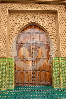 Moroccan hotel entrance