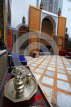 Moroccan indoor architecture