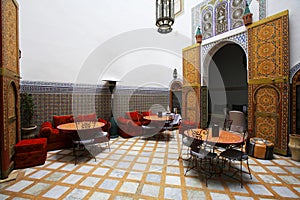 Moroccan indoor architecture