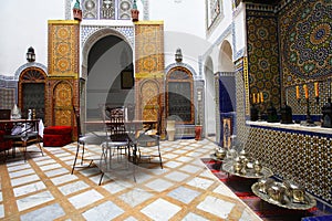 Moroccan indoor architecture