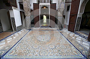 Moroccan indoor architecture