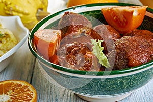 Moroccan Kefta Tagine