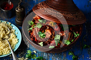 Moroccan lamb tagine..style vintage