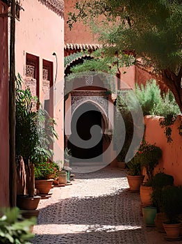 Moroccan Landscape Architecture Dedert Village Illustration Art Painting Drawing Travel Africa Trip Itenerary Sand Dunes Tourism