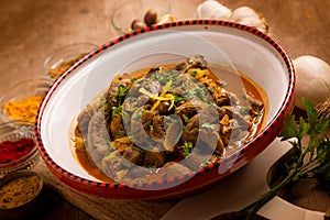 Moroccan liver with parsley