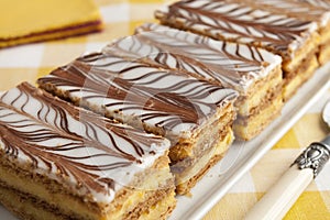 Moroccan mille feuille pastries