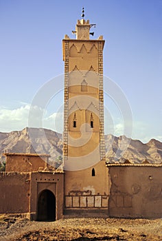 Moroccan minaret