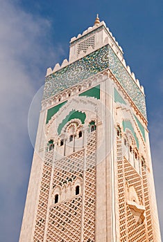 Moroccan minaret photo