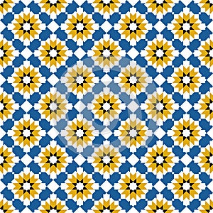 Moroccan mosaic seamless