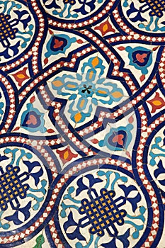 Moroccan mosaic tilework