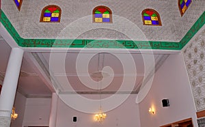 A Moroccan mosque from the inside