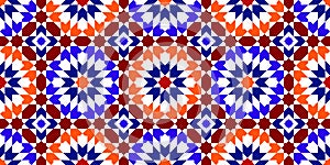 Moroccan Pattern. Mosaic Tiles