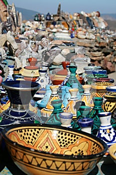 Moroccan pottery