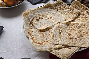 Moroccan rghayf pancakes breakfast stills