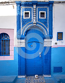 Moroccan riad old door