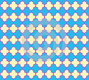 Moroccan Seamless Pattern. 1001 Night Arabesque. Tender Moroccan Seamless Pattern. Mosque