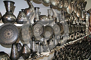 Moroccan souvenir shop photo