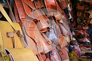 Moroccan souvenir shop photo