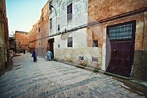 Moroccan street, Fes photo