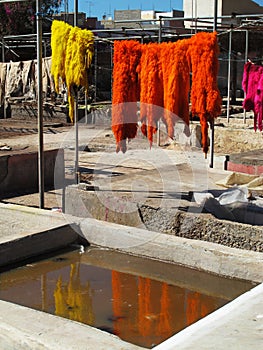 Moroccan tannery