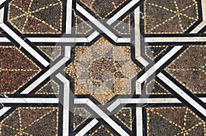 Moroccan tiled floor