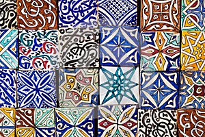 Moroccan tiles pattern