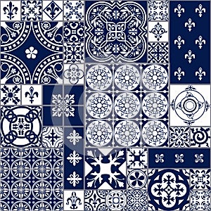 Moroccan tiles Seamless Pattern