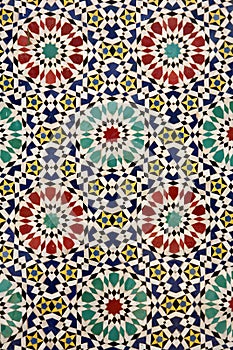 Moroccan tilework details
