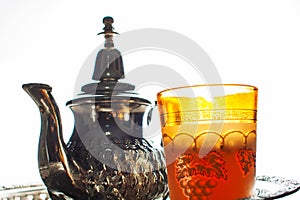 Moroccan traditional Tea table