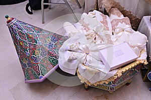 Moroccan Tyafer, traditional gift containers for the wedding ceremony,