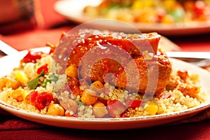 Moroccan veal photo