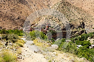 A Moroccan village in the mountain