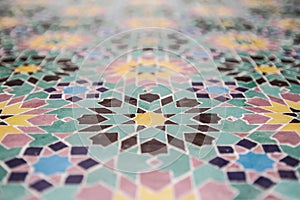 Moroccan zellige pattern photo