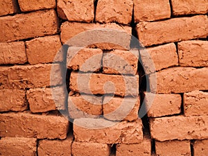 Morocco, Adobe mud building bricks