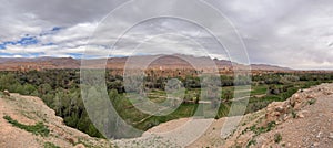 Morocco, Africa, Dades Valley, winding road, clay village, old town, ancient, travel, panoramic, view