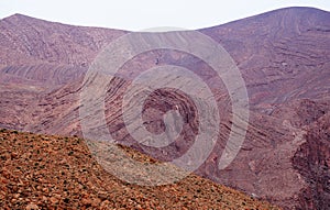 Morocco. Bizarre forms of the Atlas Mountains