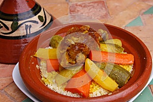 Morocco Couscous dish