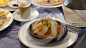 Morocco cuisine, tagine tajine dish