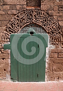 Morocco, El Jadida, ancient mosque door