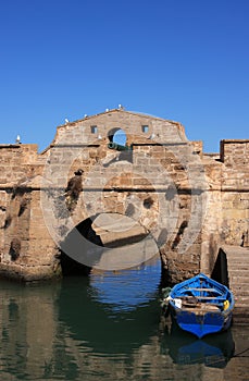 Morocco Essaouira harbour bridge