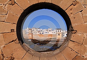 Morocco Essaouira from rampart - horizontal photo