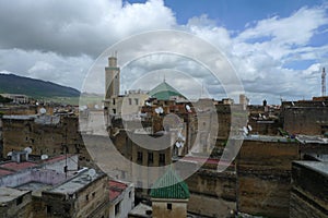 Morocco famous mosques and historic buildings photo