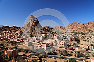 Morocco landscape - Napoleon`s Hat rock