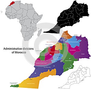 Morocco map