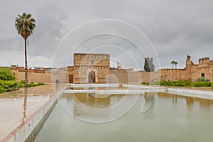 Morocco, Marrakech, El Badi Palace, General View