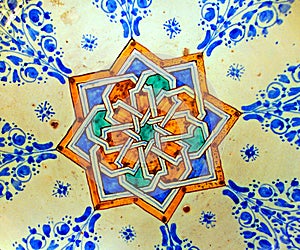 Morocco, Marrakesh: decoration on ceramic