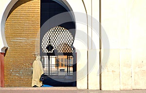 Morocco, Marrakesh: Going to the prayer