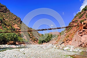 Morocco, Marrakesh: landscape of Ourika valley