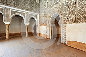 Morocco Marrakesh. Madrasa Ben Youssef