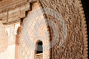 Morocco Marrakesh. Madrasa Ben Youssef